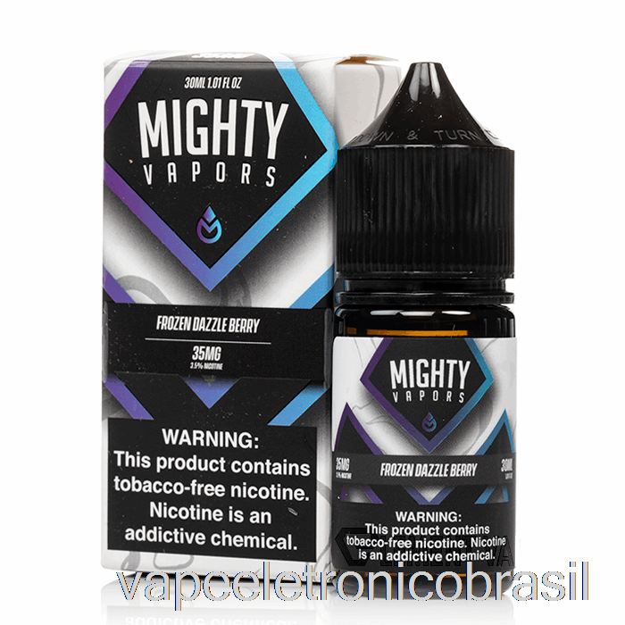 Vape Recarregável Congelado Dazzle Berry - Poderosos Vapores Sais - 30ml 35mg